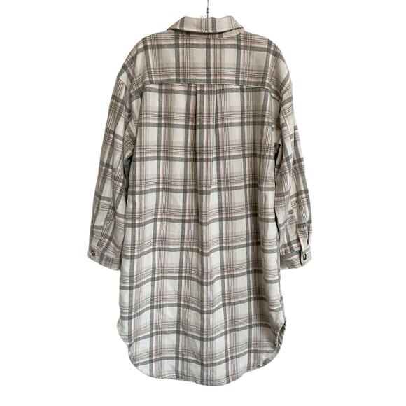 Wishlist Apparel Violet Plaid Shacket Jacket L - Picture 8 of 15